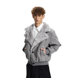 Comfortable High Street Fur Collar Jacket