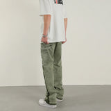 Green Graffiti Vintage Distressed Flared Jeans