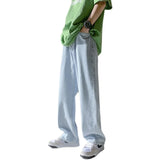 Baggy Green Wide Leg Denim Jeans