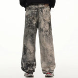 Distressed Gothic Punk Baggy Jeans