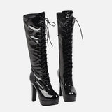 Party Style Knee Platform High Heels Boots