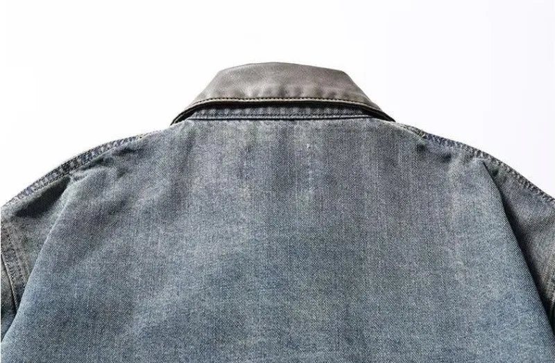 Premium Big Pocket Tooling Denim Jacket