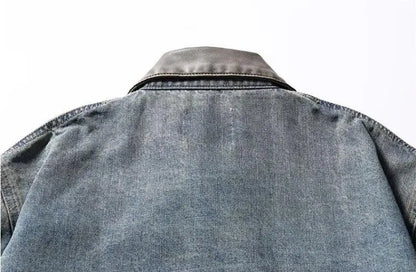 Premium Big Pocket Tooling Denim Jacket