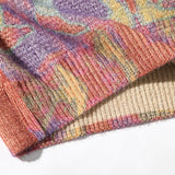 Neon Color Oversized Knitted Sweater