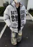 Versatile Loose Hooded Puffer Sports Jacket