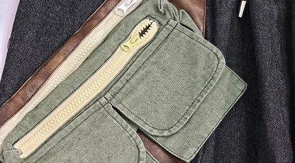 Streetwear Personalized Cargo Wide Leg Jeans