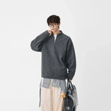 Cozy Textured Quarter Zip Sweatshirt