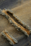 Vintage Washed Ripped Denim Jeans
