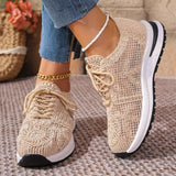 Breathable Comfy Mesh Trainers Flat Sneaker