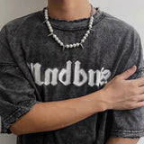 Reflective Punk Rivet Choker Necklace