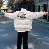 Trendy Streetwear Corduroy Padded Puffer Jacket