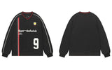 Chic Graphic Print Racing Sports Long Sleeve T-Shirt