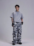 Lightweight Retro Camouflage Zipper Cargo Pants
