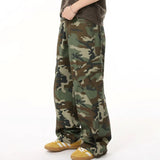 Youthful Retro Camo Loose Fit Jeans