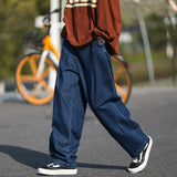 Baggy Button-fly Jeans