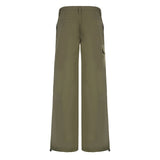 Low Waist Drawstring Cargo Pants
