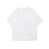 Y2K Vintage Portrait Print Loose Crew T-Shirt