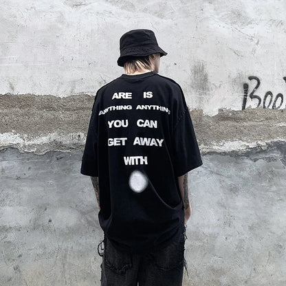Abstract Graffiti Pattern Casual Summer T-Shirt