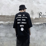 Abstract Graffiti Pattern Casual Summer T-Shirt