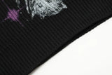 Vampire Girl Graphic Print Sweater