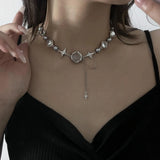 Model wearing the Charming Pendant Necklace