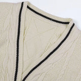 Y2K Vintage Cable-Knit Sweater