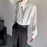 Versatile Half-Zip Shoulder Pad Sweatshirt