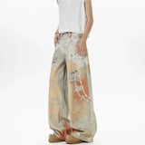Trendsetter Retro Loose Graphic Denim Jeans