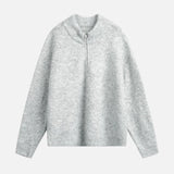 Y2K Cozy Thickened Half Zip Knitted Sweater