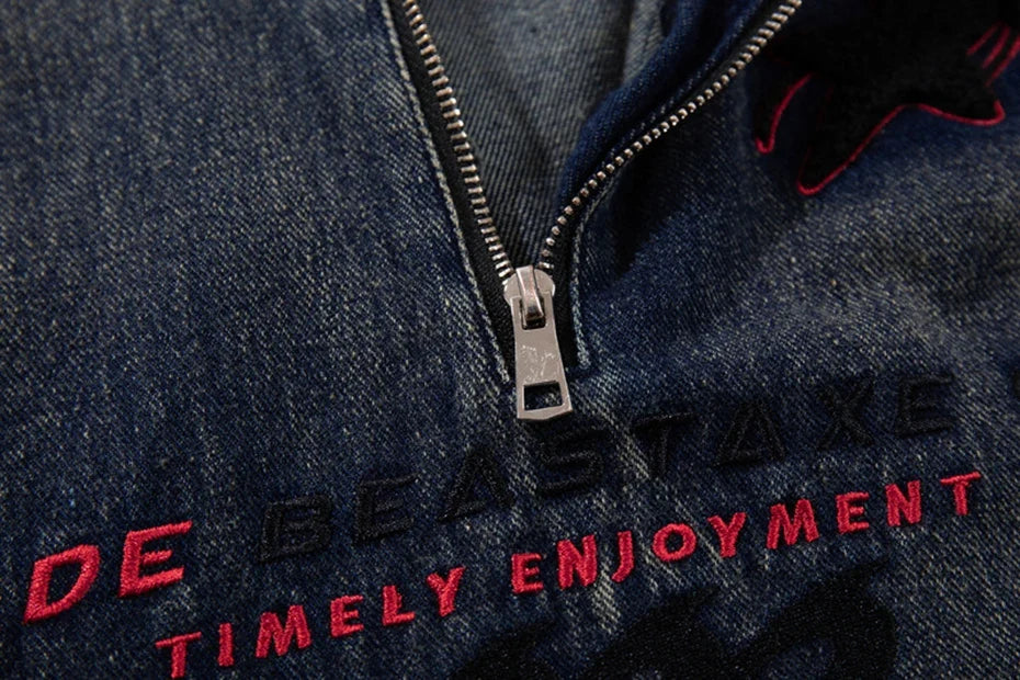 Vintage Loose Street Craft Hoodie