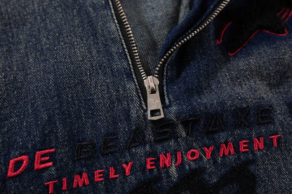 Vintage Loose Street Craft Hoodie
