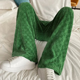 Y2K Checkered Elasticated Sweatpants