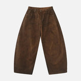 American Style Washed Brown Distressed Jeans