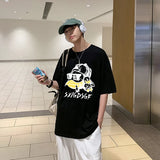 Breathable Pattern Print Loose Oversized T-Shirt