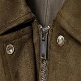 Versatile Long-lasting Leather Pilot Jacket