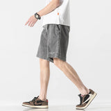 Washed Baggy High-waist Shorts