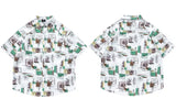 Breathable Vibrant Graffiti Warm Beach Cool Shirt