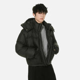 Y2K Korean Solid Color Warm Puffer Jacket