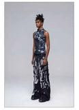 Darkwear Spray Paint Design Pocket Pants