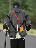 Striped Windbreaker Jacket