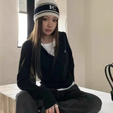 Y2K Long-Sleeve Button Women's T-Shirt