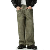 Vintage Wash Cotton Cargo Pants