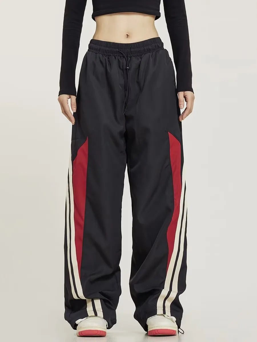Y2K Oversized Striped Joggers