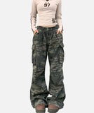 Model  wearing the army green  Ranger's Cargo Jeans
