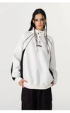 Y2K Streetwear High Collar Casual Long Sleeve Sweatshirt