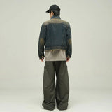 High-Quality Vintage Motorcycle Denim Jacket