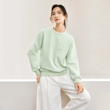Autumn Embroidered Comfort Sweatshirt