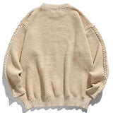 Cozy Solid Vintage Loose Knit Jumper Sweater