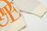 Letter Print Retro Sweater