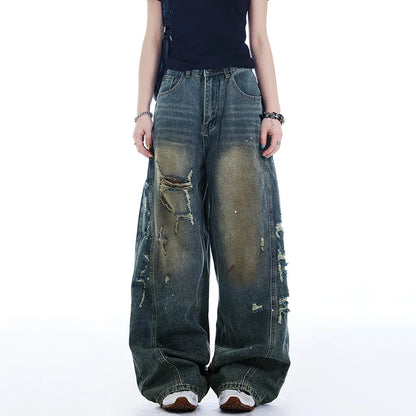 Vintage Butter-Smooth Denim Wide Leg Jeans